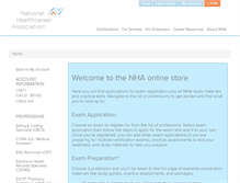 Tablet Screenshot of certportal-store.nhanow.com